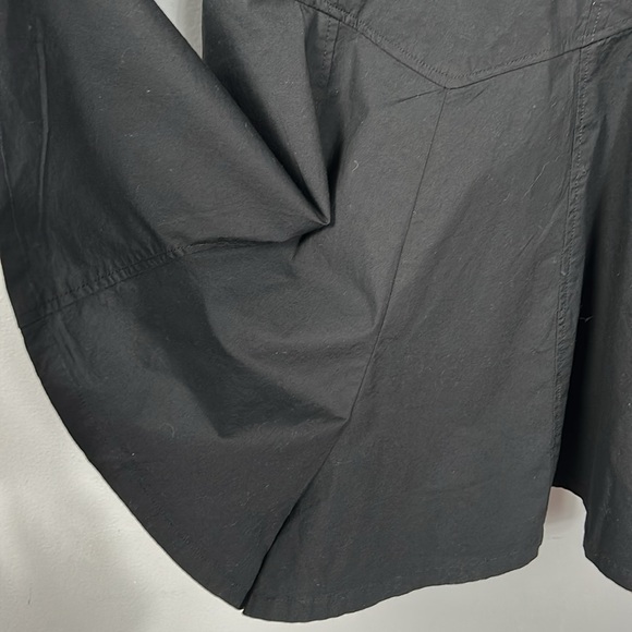 American Eagle Black Poplin Corset Sleeveless Romper skort size M - Picture 12 of 16